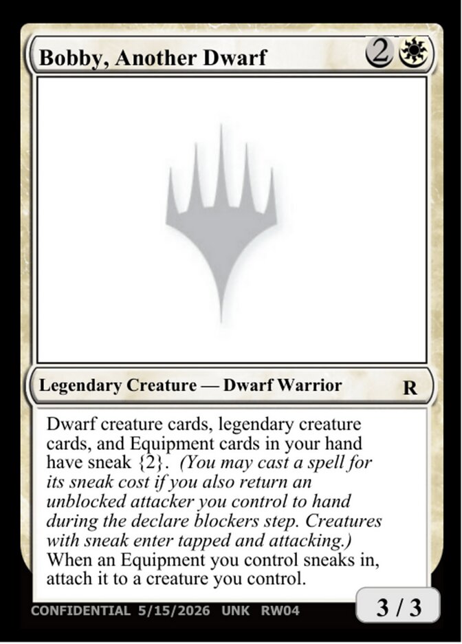 Bobby, Another Dwarf, Unknown Event · rw04h