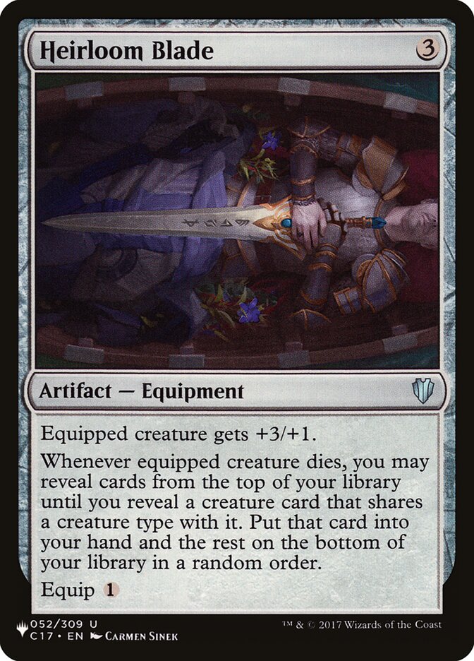 Heirloom Blade, The List · c17-52