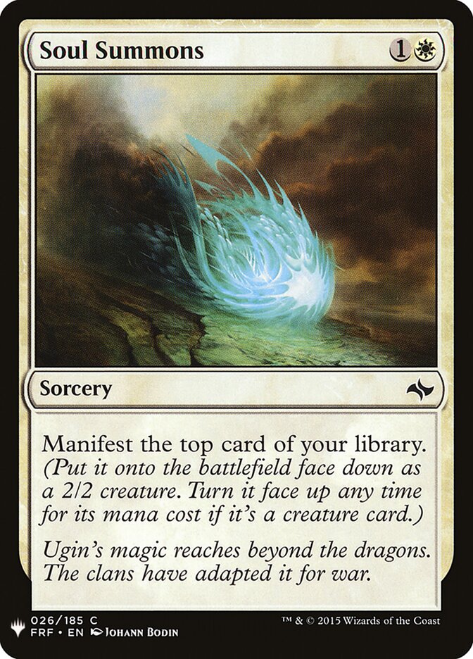 Soul Summons, The List · frf-26