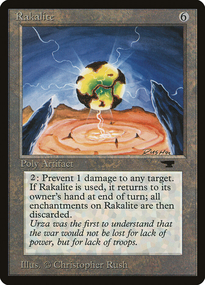 Rakalite, Antiquities · 62