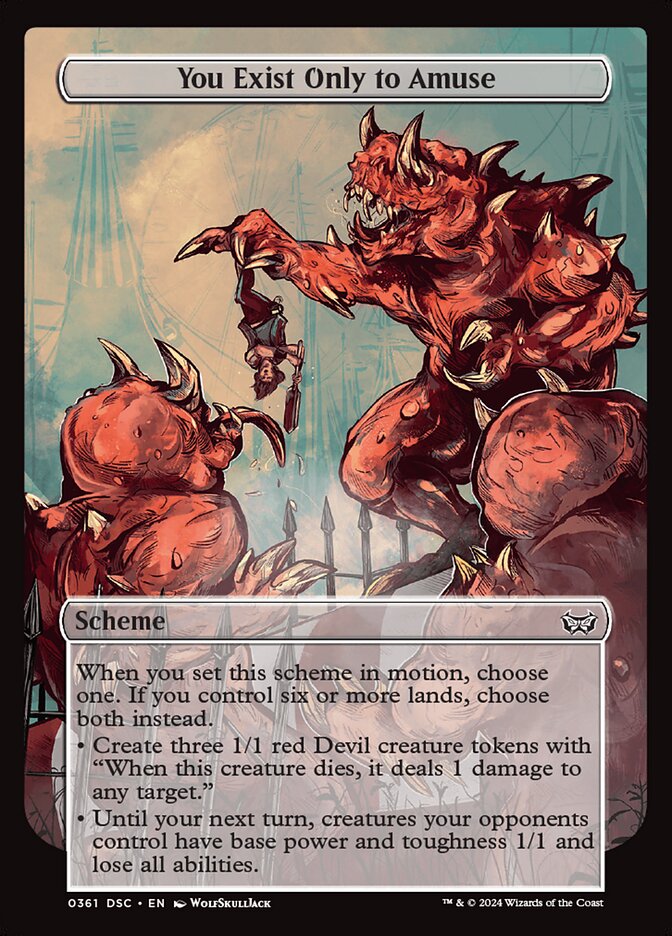 You Exist Only to Amuse, Duskmourn: House of Horror Commander · 0361