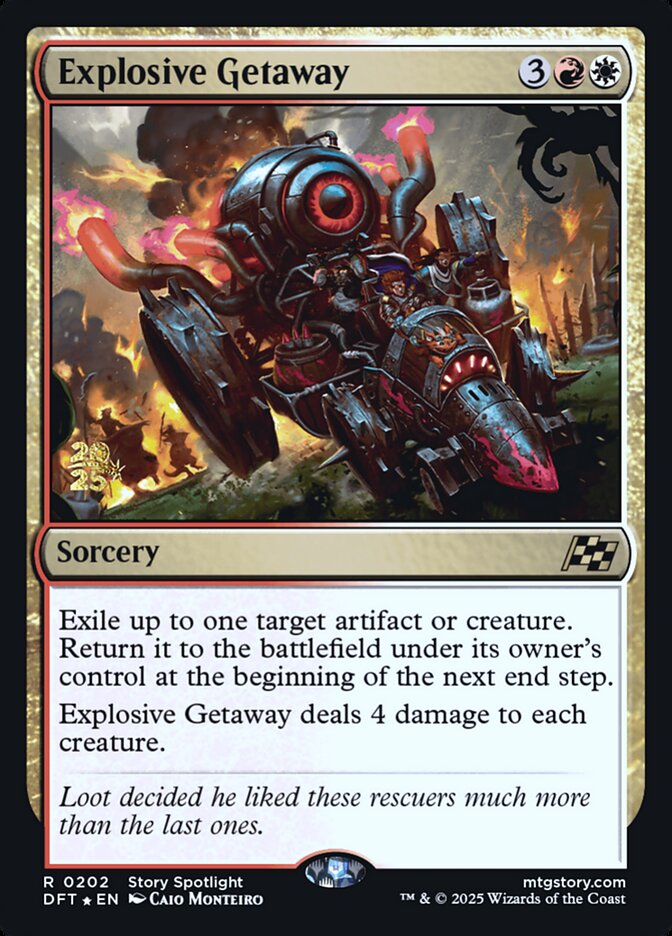 Explosive Getaway, Aetherdrift Promos · 0202