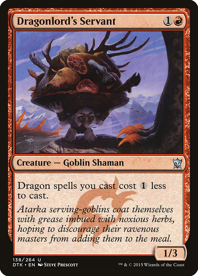 Dragonlord's Servant, Dragons of Tarkir · 138/264