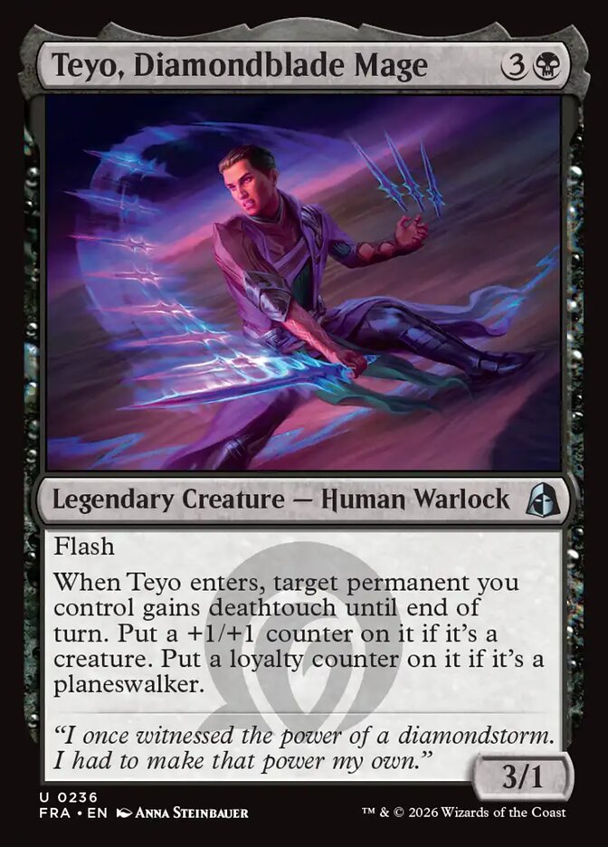 Teyo, Diamondblade Mage, Reality Fracture · 0236