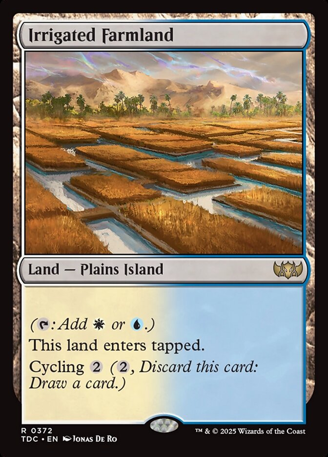 Irrigated Farmland, Tarkir: Dragonstorm Commander · 0372