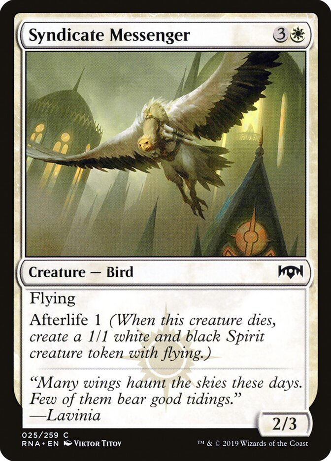 Syndicate Messenger, Ravnica Allegiance · 025/259