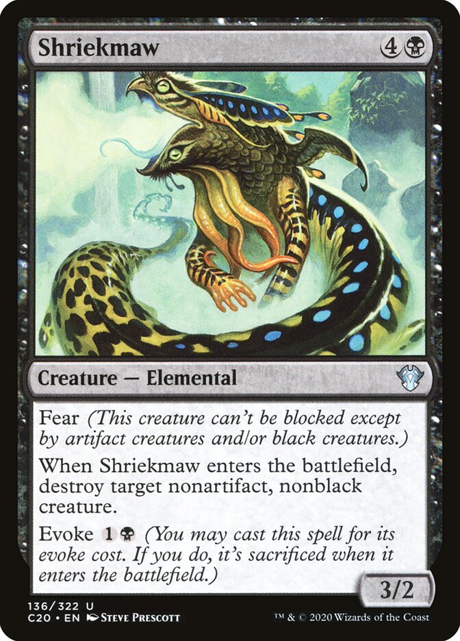 Shriekmaw, Commander 2020 · 136/322