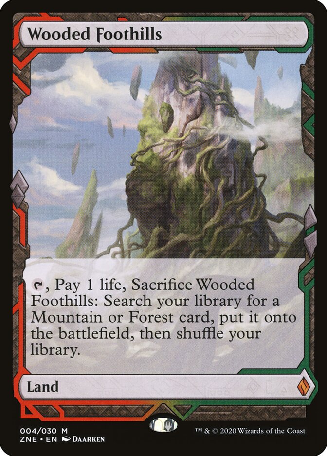 Wooded Foothills, Zendikar Rising Expeditions · 004/030