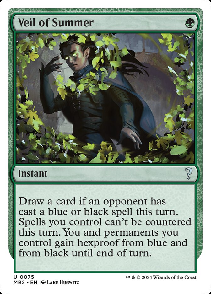 Veil of Summer, Mystery Booster 2 · 0075