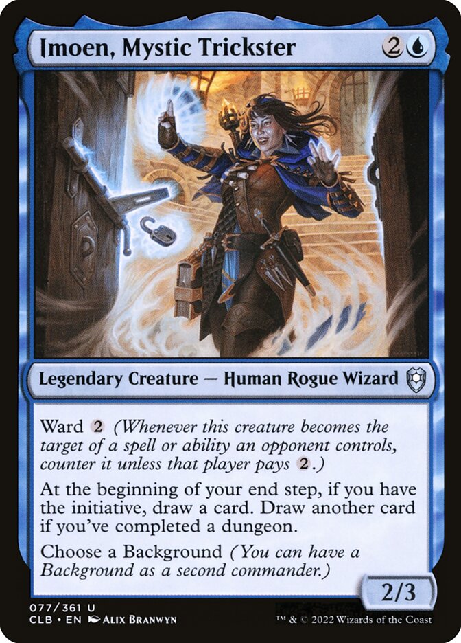 Imoen, Mystic Trickster, Commander Legends: Battle for Baldur's Gate · 077/361