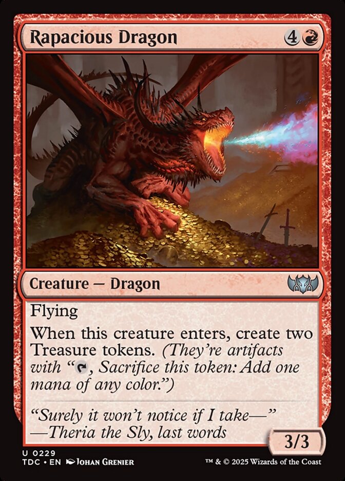 Rapacious Dragon, Tarkir: Dragonstorm Commander · 0229