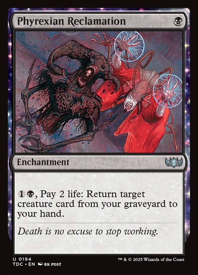 Phyrexian Reclamation, Tarkir: Dragonstorm Commander · 0194