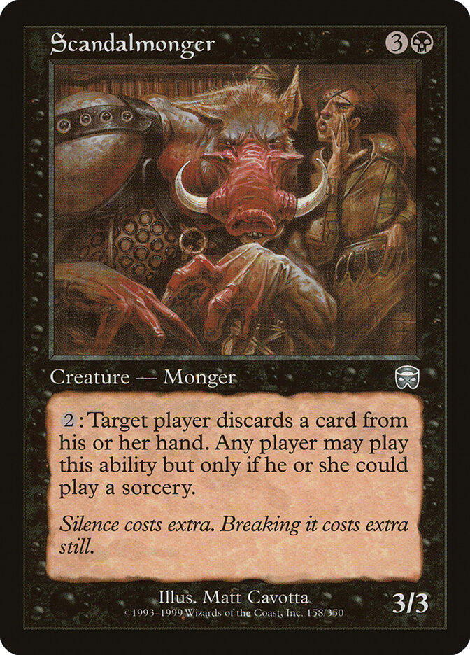 Scandalmonger, Mercadian Masques · 158/350