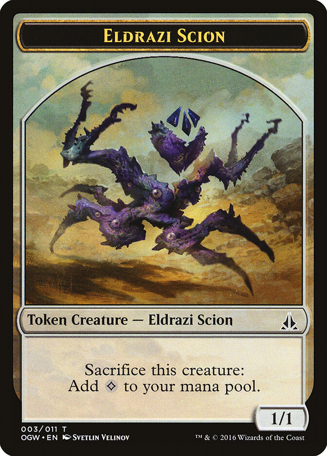 Eldrazi Scion, Oath of the Gatewatch Tokens · 003