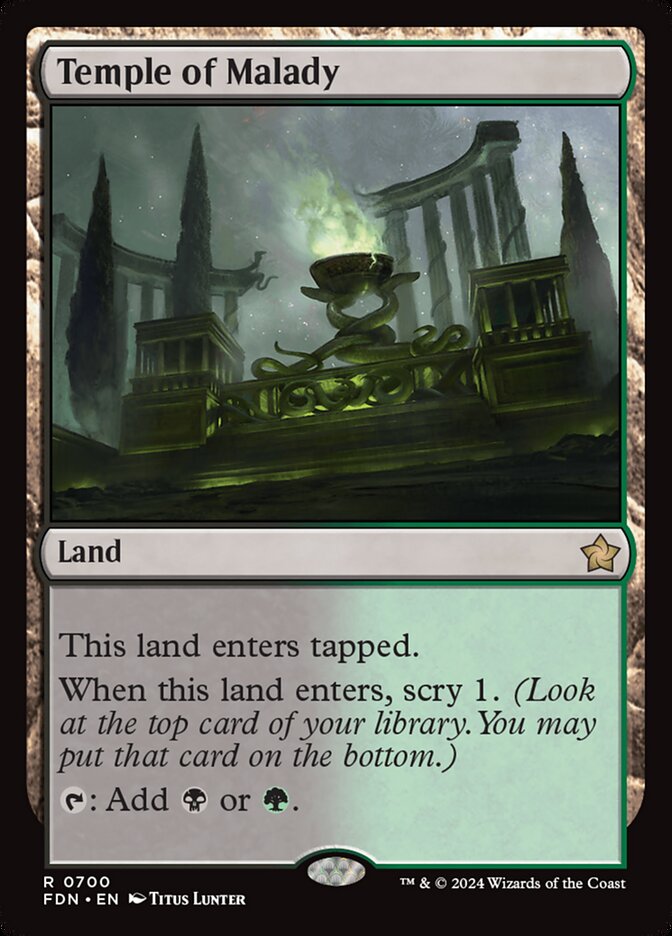 Temple of Malady, Foundations · 0700