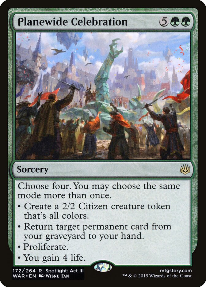 Planewide Celebration, War of the Spark · 172/264