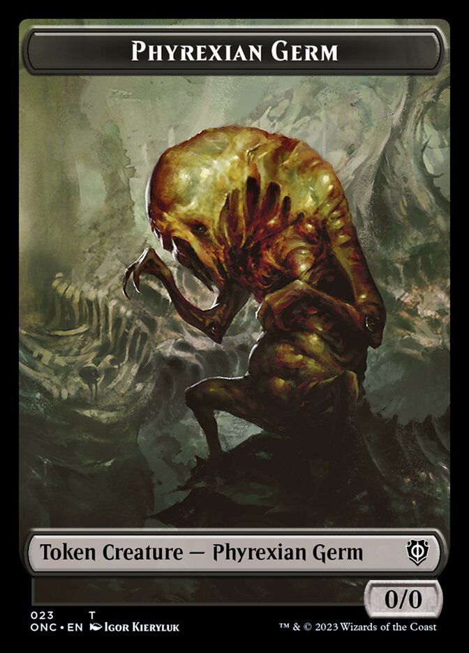 Phyrexian Germ, Phyrexia: All Will Be One Commander Tokens · 023