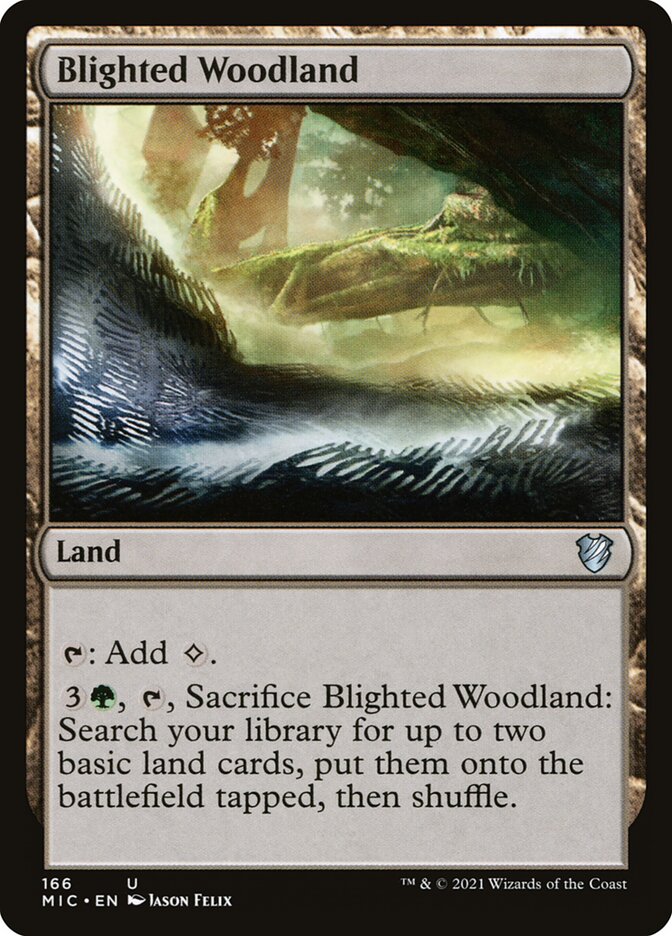 Blighted Woodland, Midnight Hunt Commander · 166