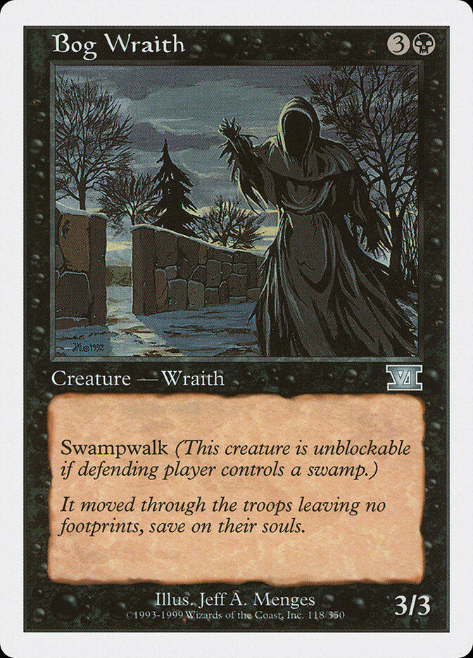 Bog Wraith, Classic Sixth Edition · 118/350