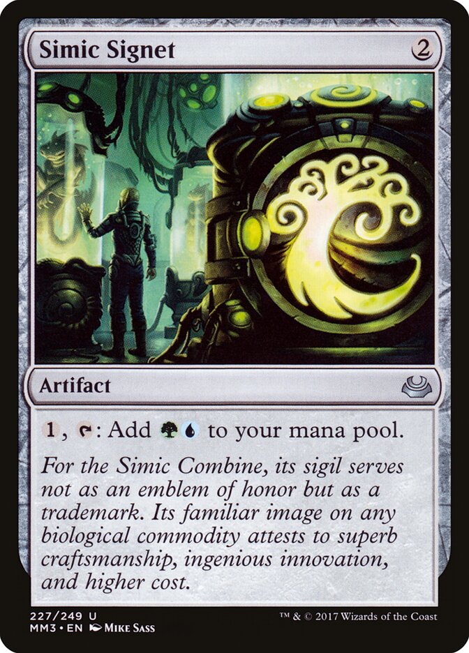 Simic Signet, Modern Masters 2017 · 227/249