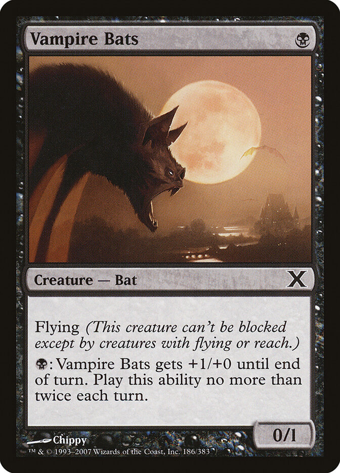 Vampire Bats, Tenth Edition · 186/383