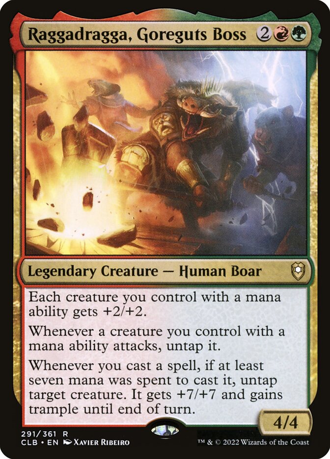 Raggadragga, Goreguts Boss, Commander Legends: Battle for Baldur's Gate · 291/361