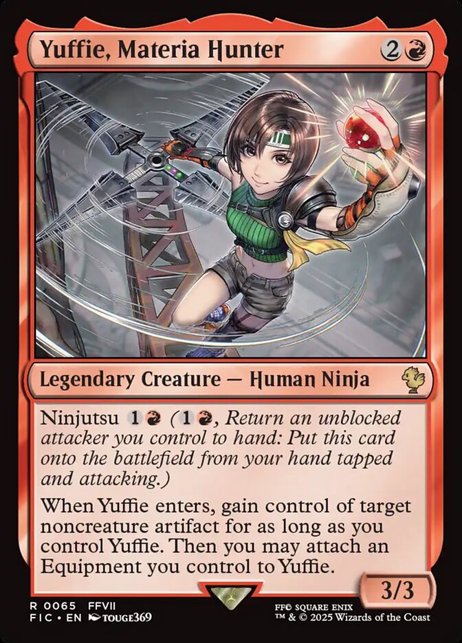 Yuffie, Materia Hunter, Final Fantasy Commander · 0065