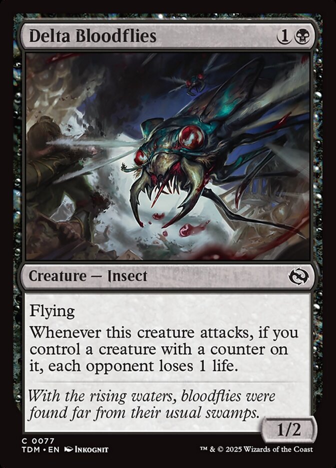 Delta Bloodflies, Tarkir: Dragonstorm · 0077