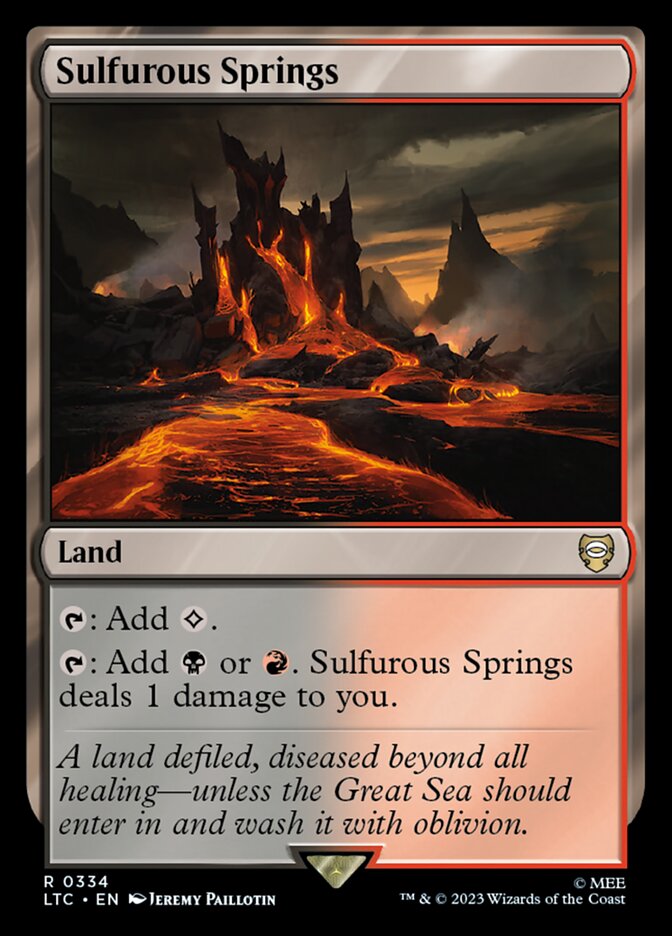 Sulfurous Springs, Tales of Middle-earth Commander · 0334