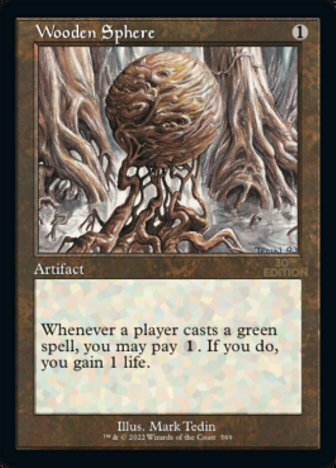Wooden Sphere, 30th Anniversary Edition · 569/594