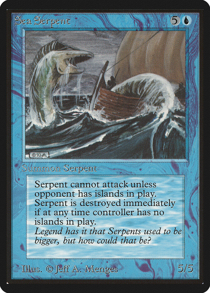 Sea Serpent, Limited Edition Beta · 77