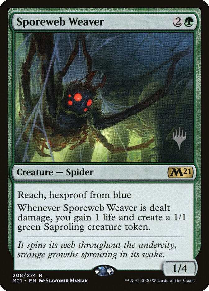 Sporeweb Weaver, Core Set 2021 Promos · 208/274