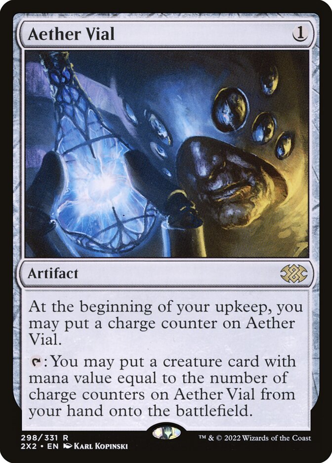 Aether Vial, Double Masters 2022 · 298/331