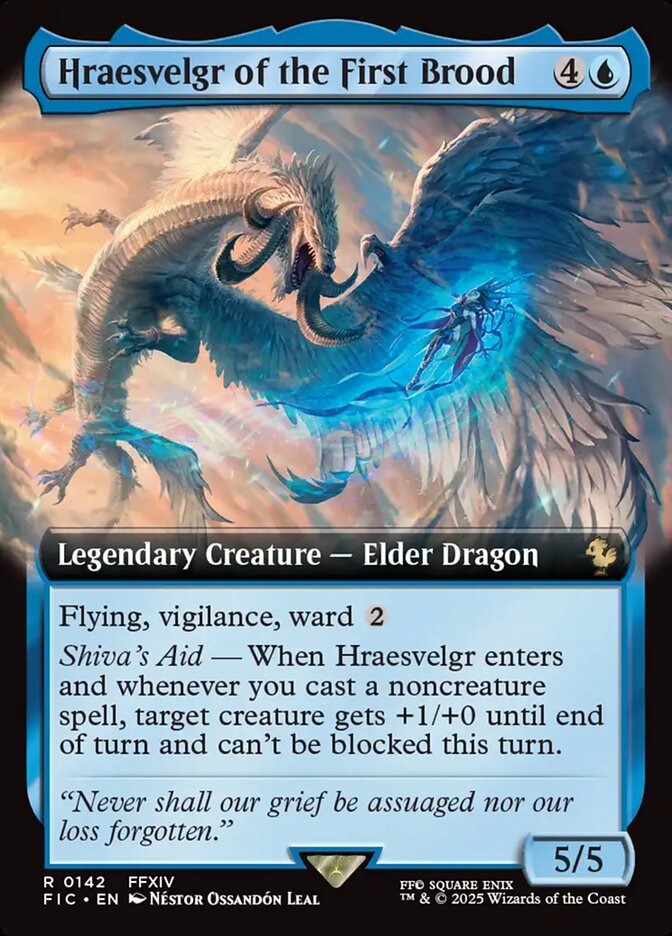 Hraesvelgr of the First Brood, Final Fantasy Commander · 0142