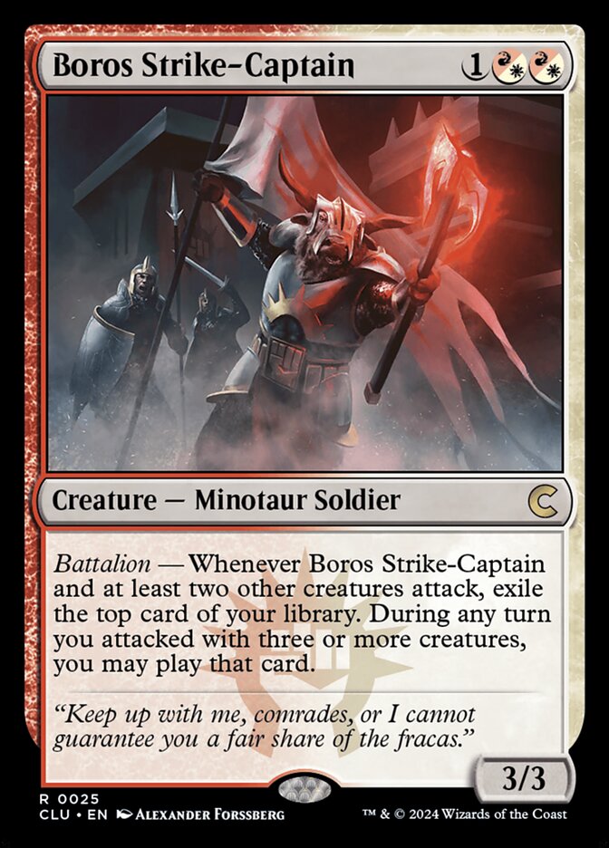 Boros Strike-Captain, Ravnica: Clue Edition · 0025