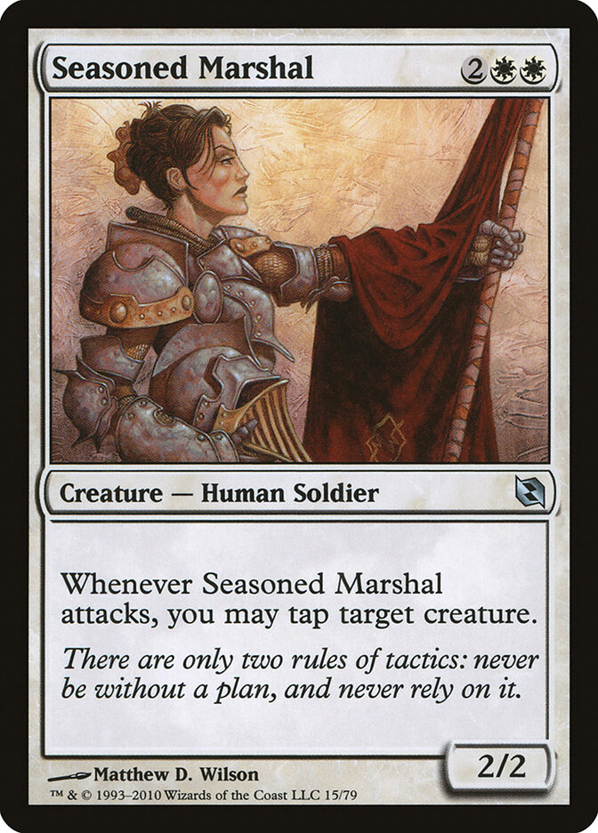 Seasoned Marshal, Duel Decks: Elspeth vs. Tezzeret · 15/79