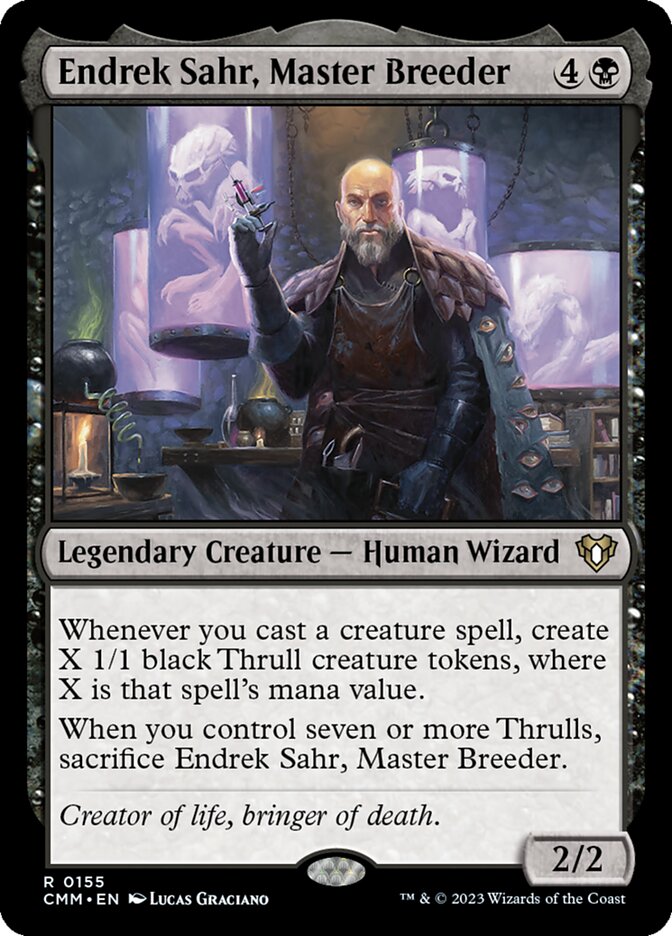 Endrek Sahr, Master Breeder, Commander Masters · 0155
