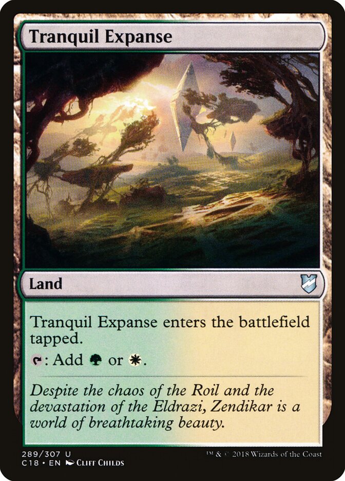 Tranquil Expanse, Commander 2018 · 289/307