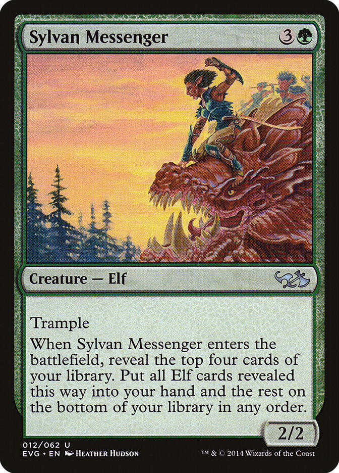 Sylvan Messenger, Duel Decks Anthology: Elves vs. Goblins · 012/062