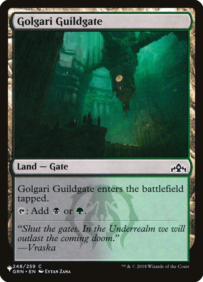 Golgari Guildgate, The List · grn-248