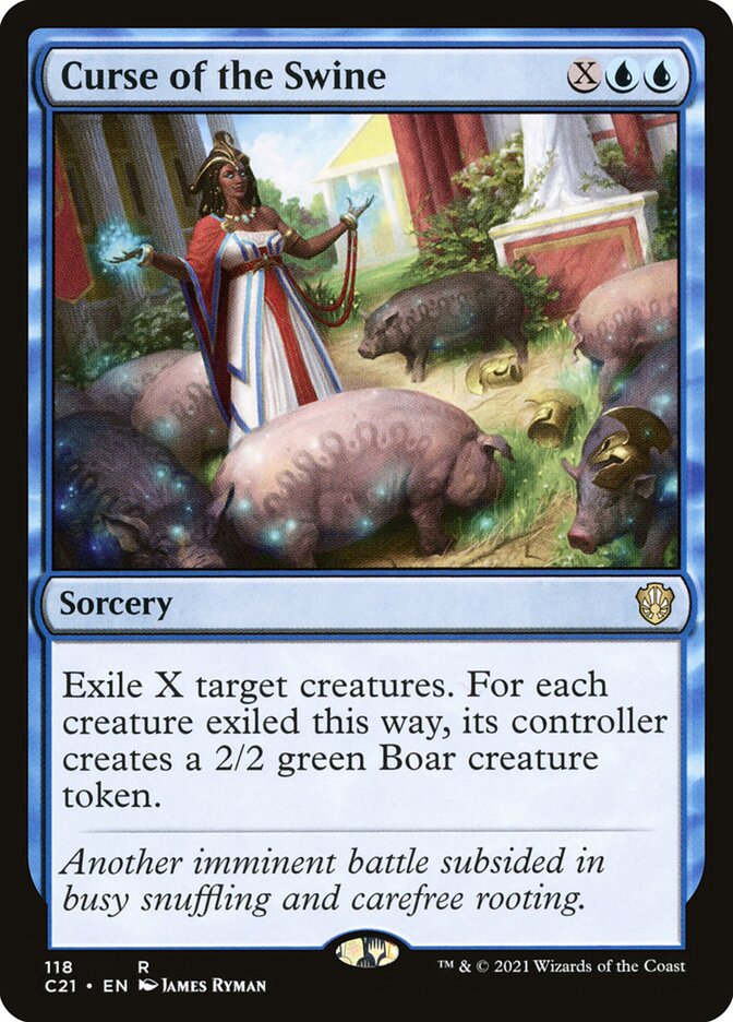 Curse of the Swine, Commander 2021 · 118