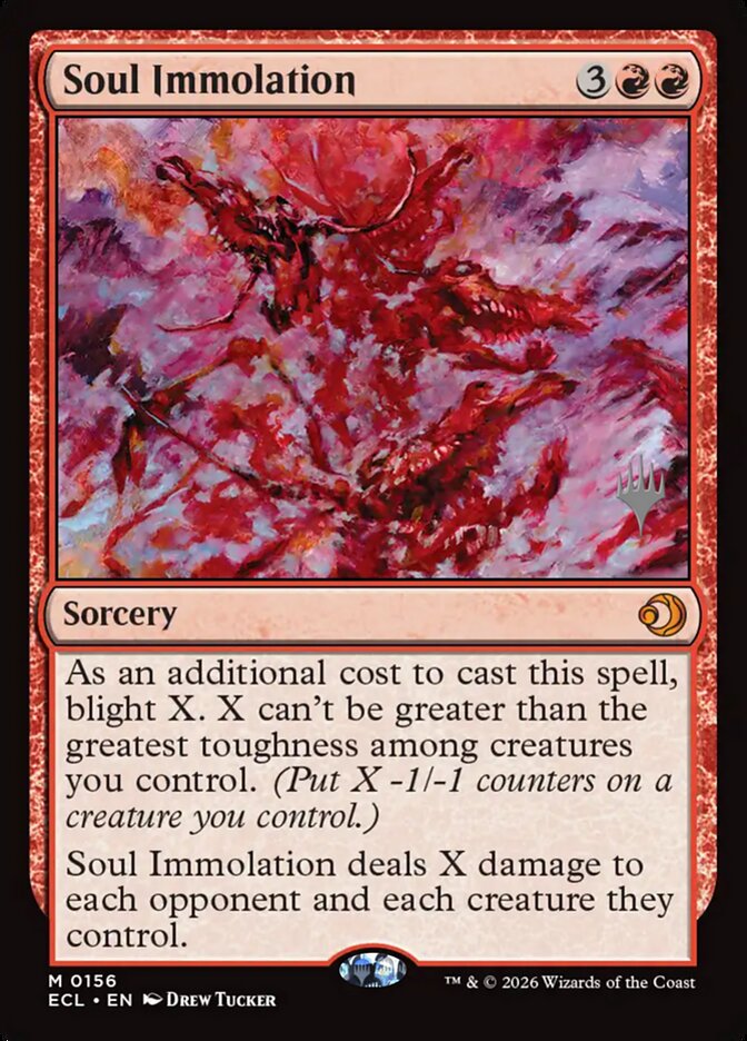 Soul Immolation, Lorwyn Eclipsed Promos · 0156