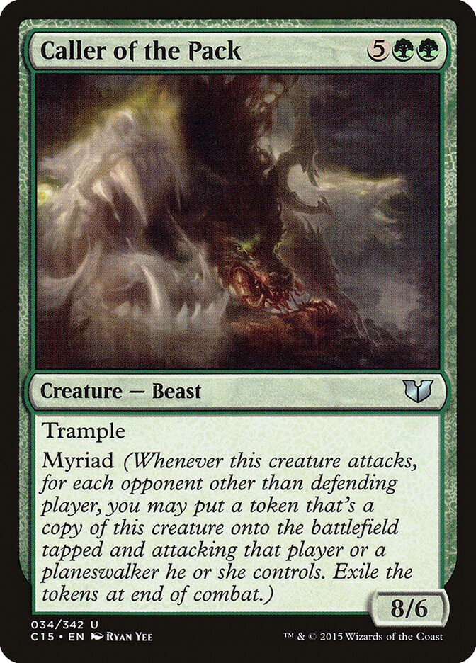 Caller of the Pack, Commander 2015 · 034/342