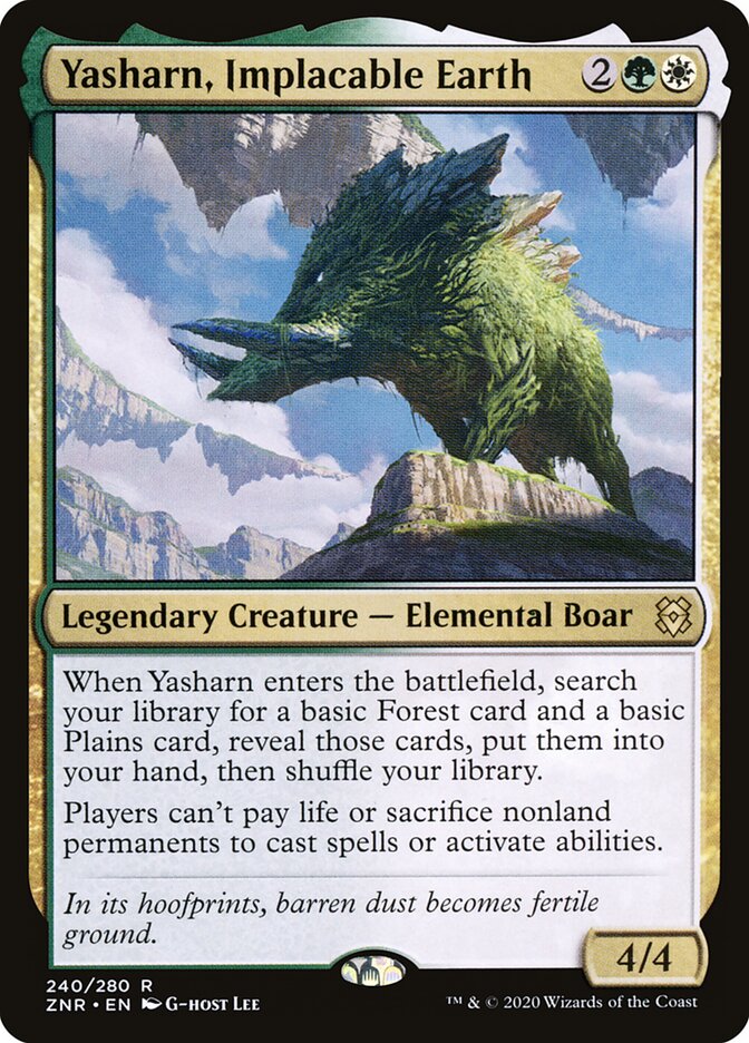 Yasharn, Implacable Earth, Zendikar Rising · 240/280