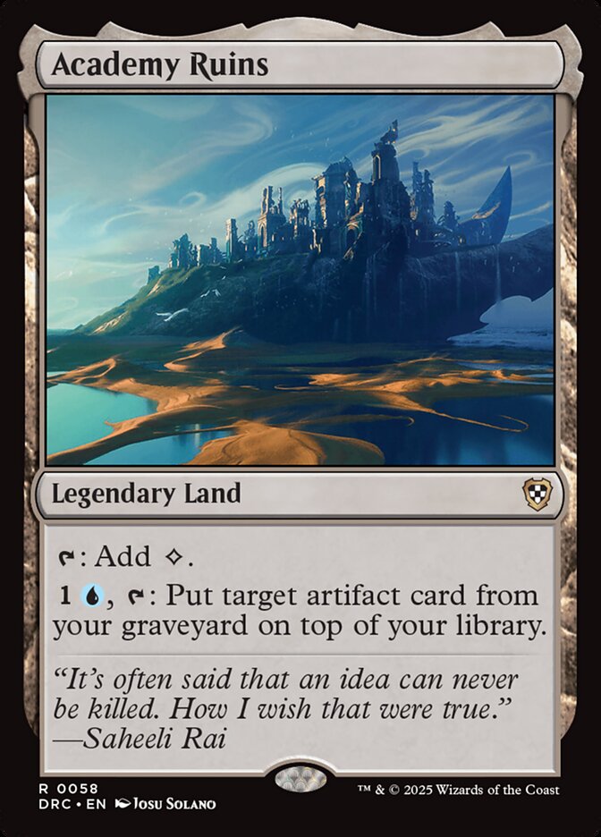 Academy Ruins, Aetherdrift Commander · 0058