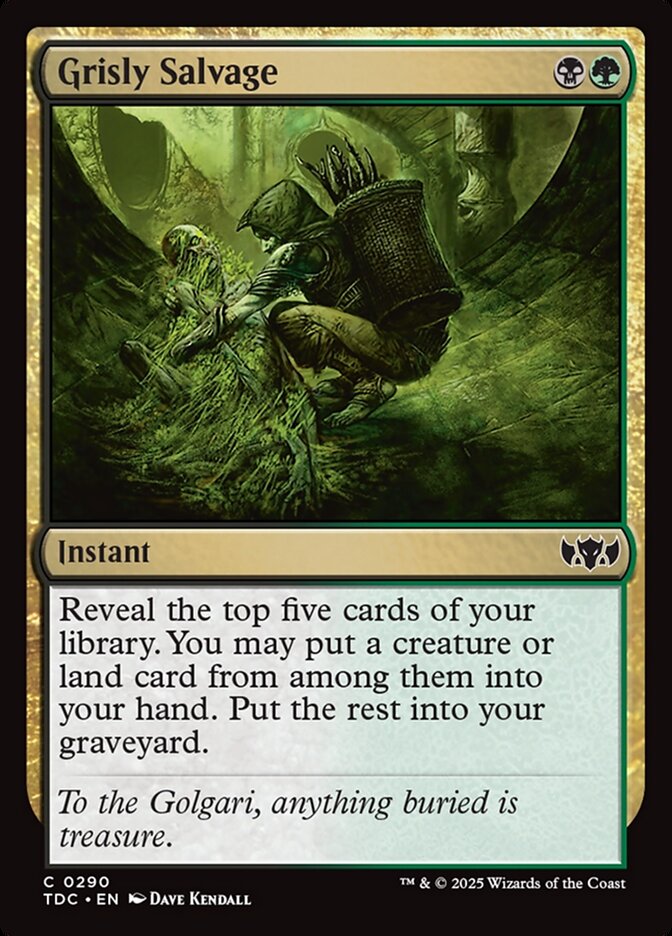Grisly Salvage, Tarkir: Dragonstorm Commander · 0290