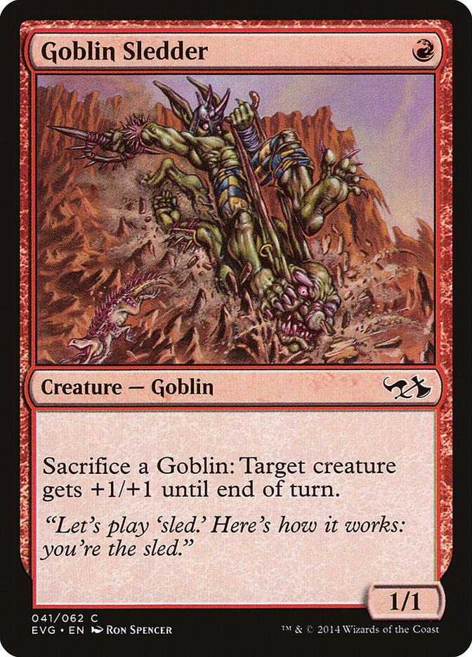 Goblin Sledder, Duel Decks Anthology: Elves vs. Goblins · 041/062