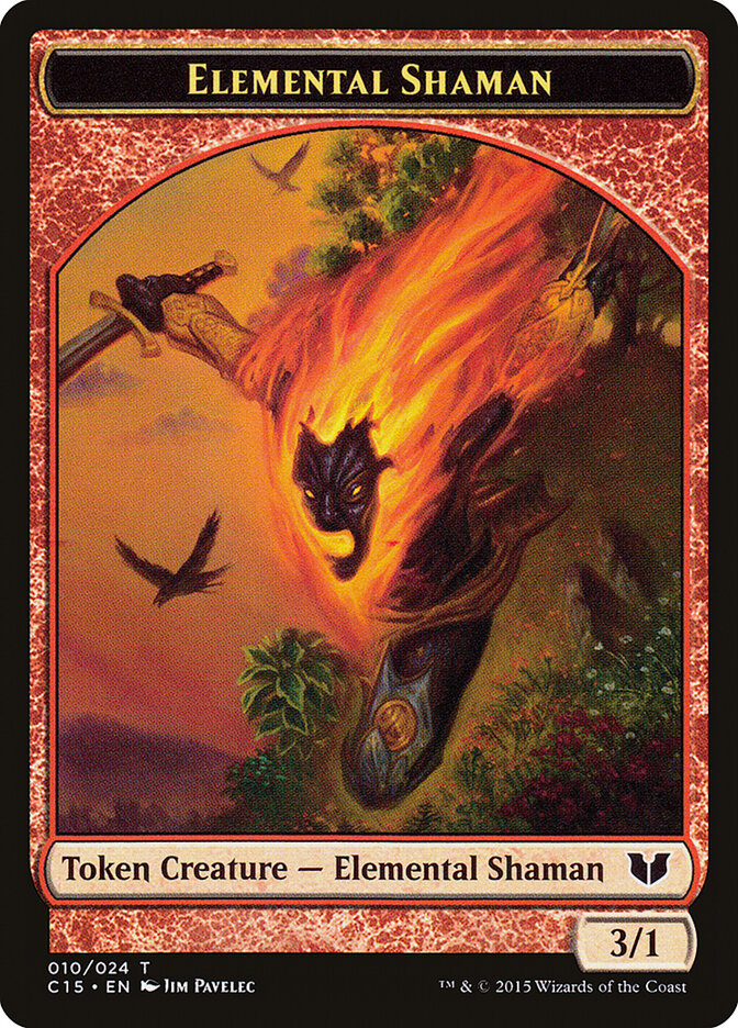 Elemental Shaman, Commander 2015 Tokens · 010