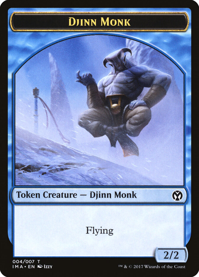 Djinn Monk, Iconic Masters Tokens · 004