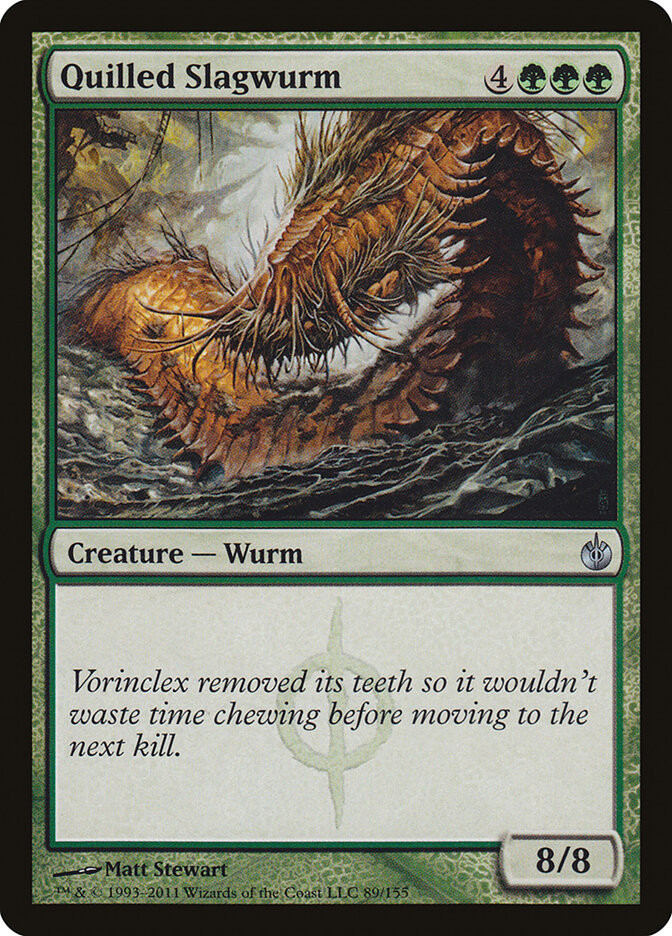 Quilled Slagwurm, Mirrodin Besieged · 89/155